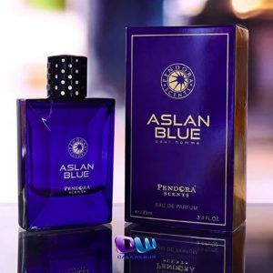 ادکلن پندورا Pendora Aslan blue مشابه رایحه Versace Dylan blue حجم 100 میل ساخت امارات