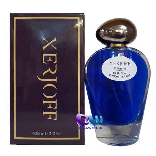 ادکلن تستر زرجاف 40 ناتس Xerjoff 40 knots حجم 100 میل رایحه طبع خنک و گروه بویایی معطر آبزی
