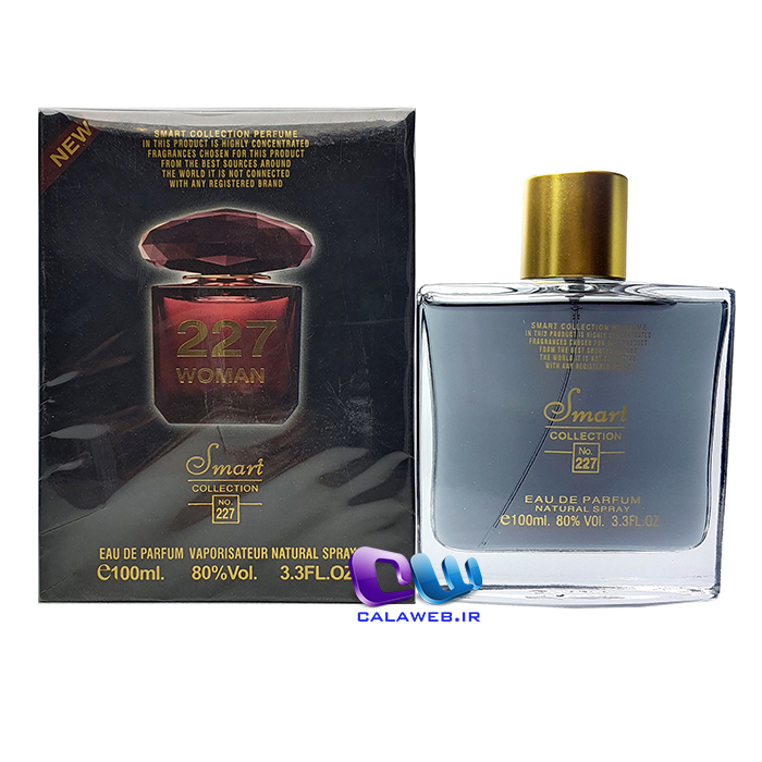 ادکلن اسمارت کالکشن کد 227 ورساچه کریستال نویر Smart collection No.227 Versace Crystal noir